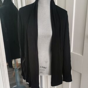 Banana Republic black  classic open cardigan. Size Medium